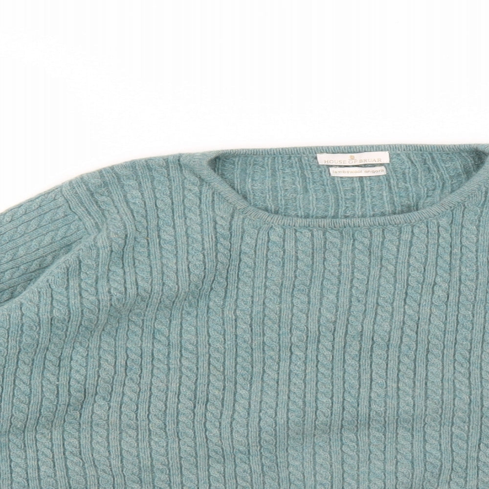 House of Bruar Womens Green   Pullover Jumper Size M
