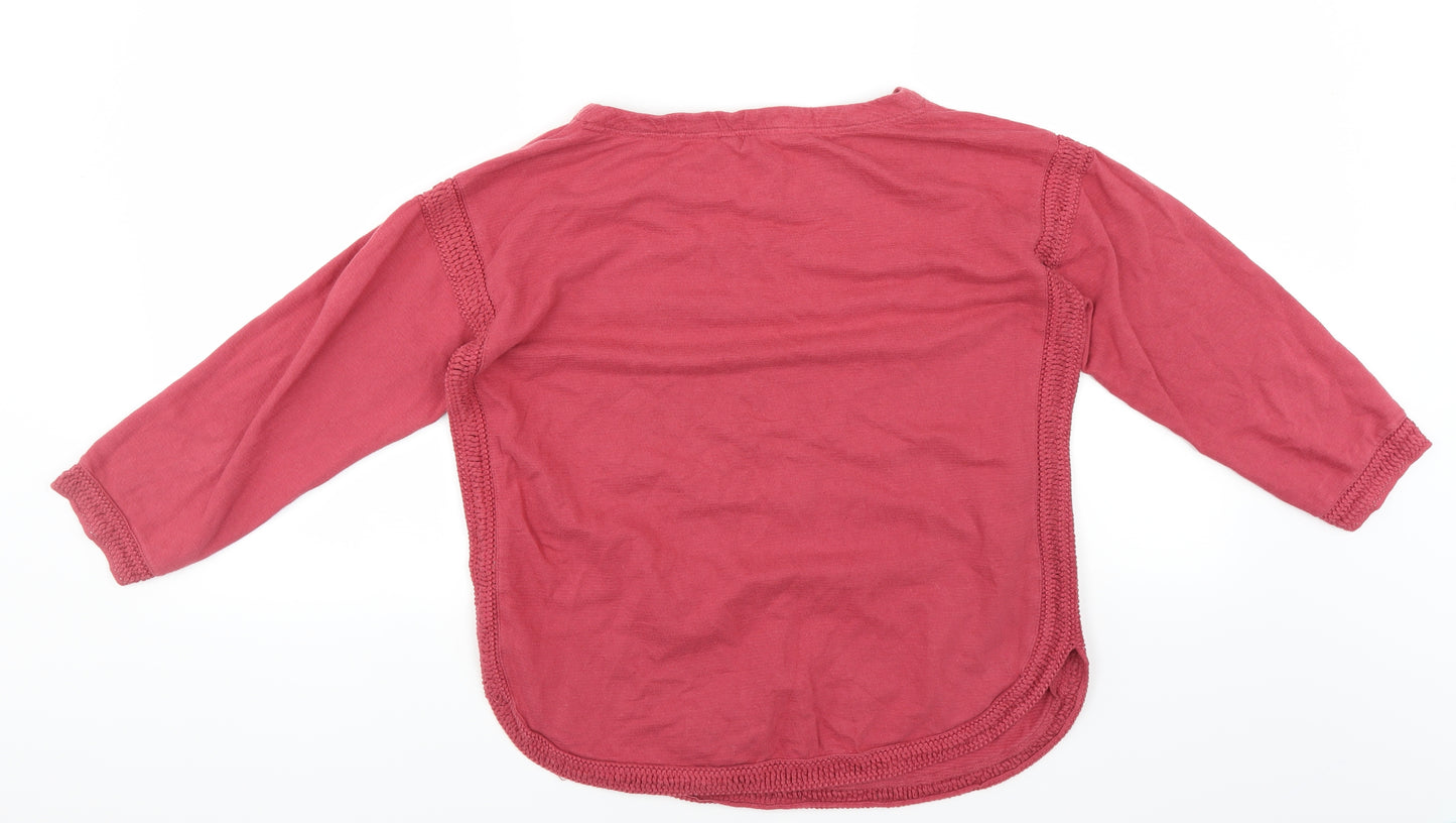White Stuff Womens Pink   Tunic T-Shirt Size 10