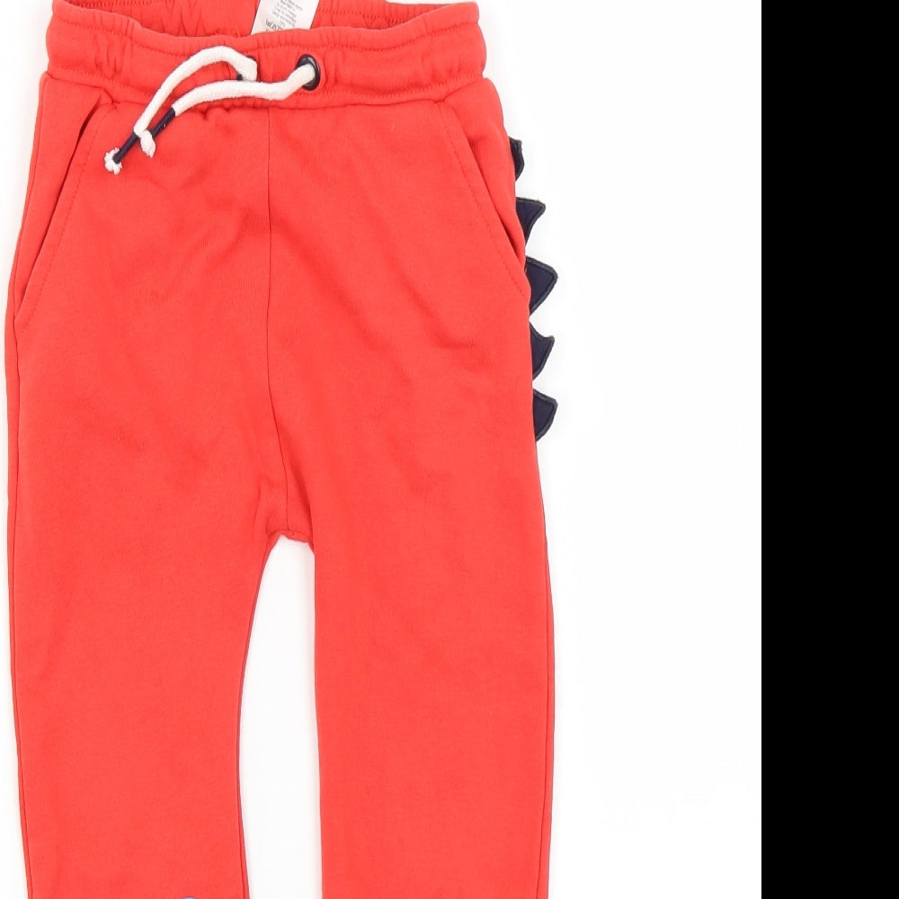 George Boys Orange   Jogger Trousers Size 3-4 Years - Roar