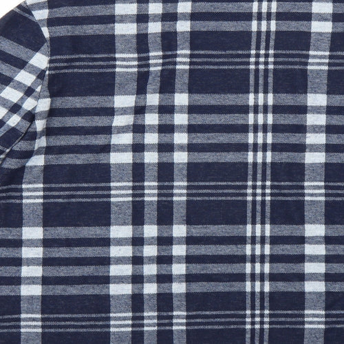 Marks and Spencer Womens Blue Plaid  Pullover Jumper Size 10