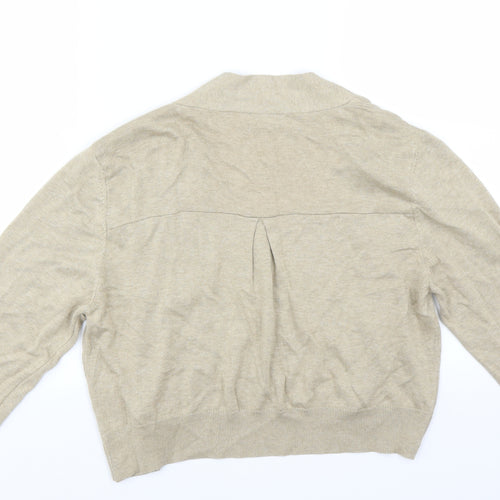 Wallis Womens Beige   Cardigan Jumper Size L  - Shrug