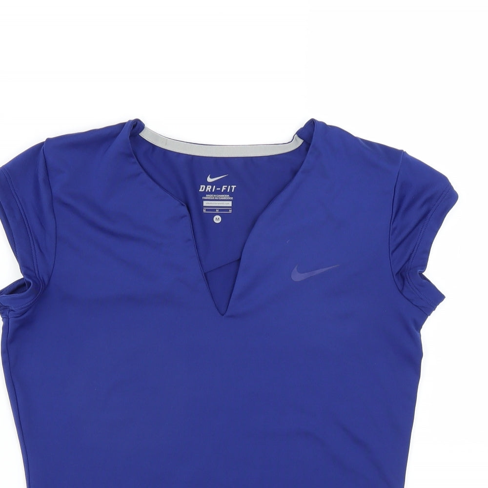Nike Womens Blue   Basic T-Shirt Size M
