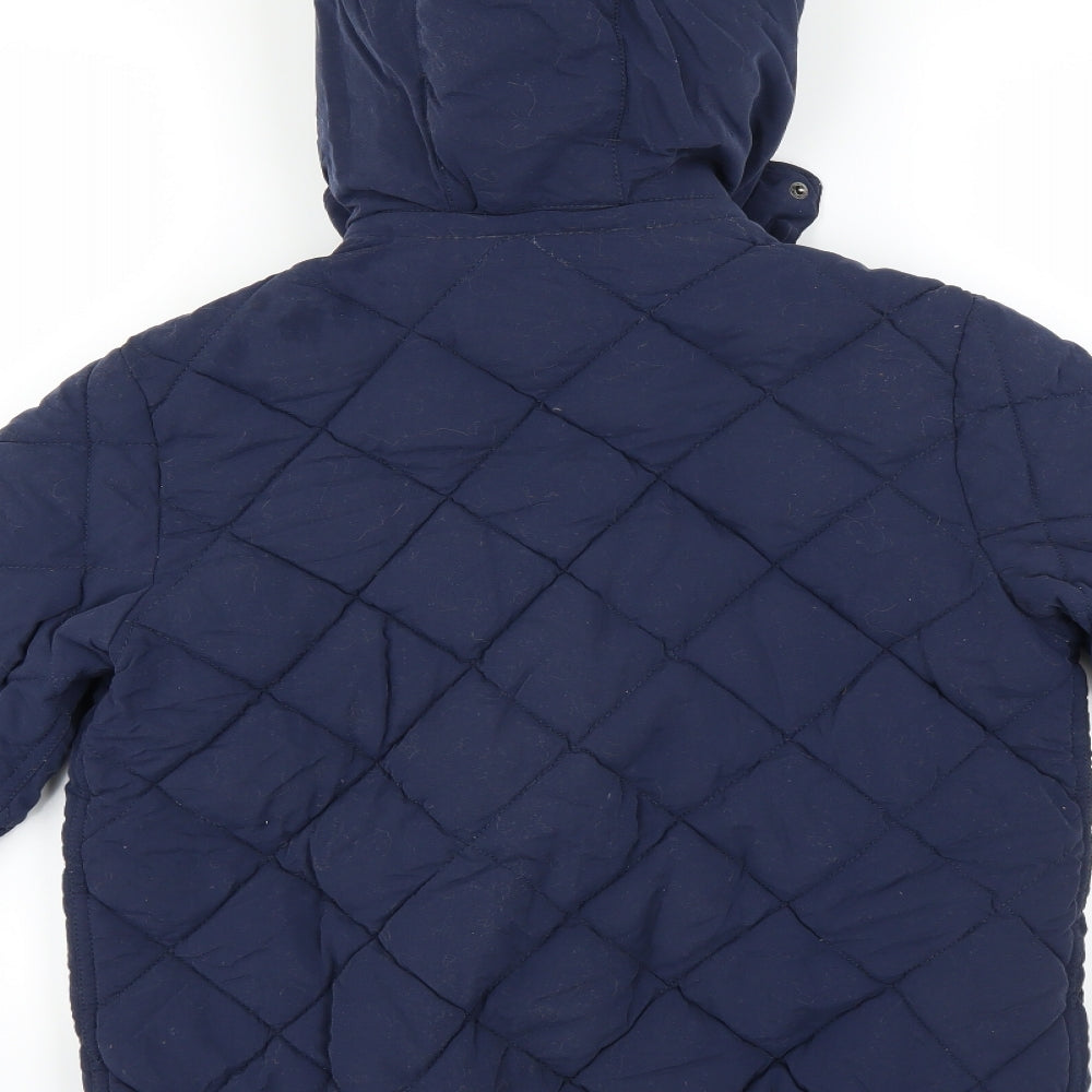 McGregor Boys Blue   Quilted Coat Size 14 Years