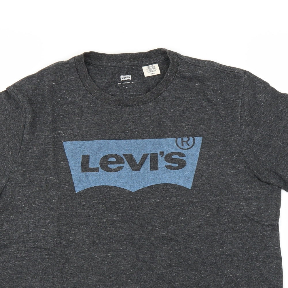 LEVIS Mens Grey    T-Shirt Size S