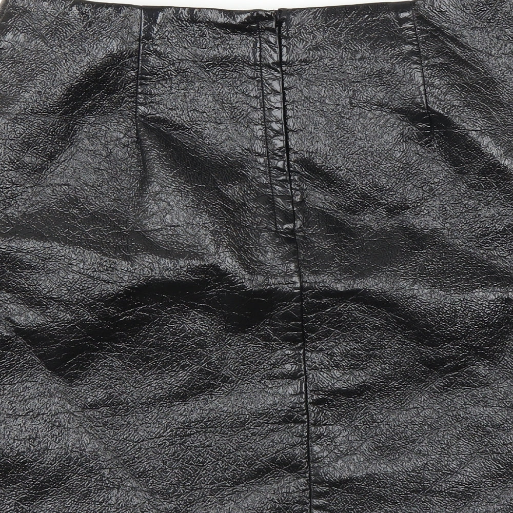 H&M Womens Black   Mini Skirt Size 12