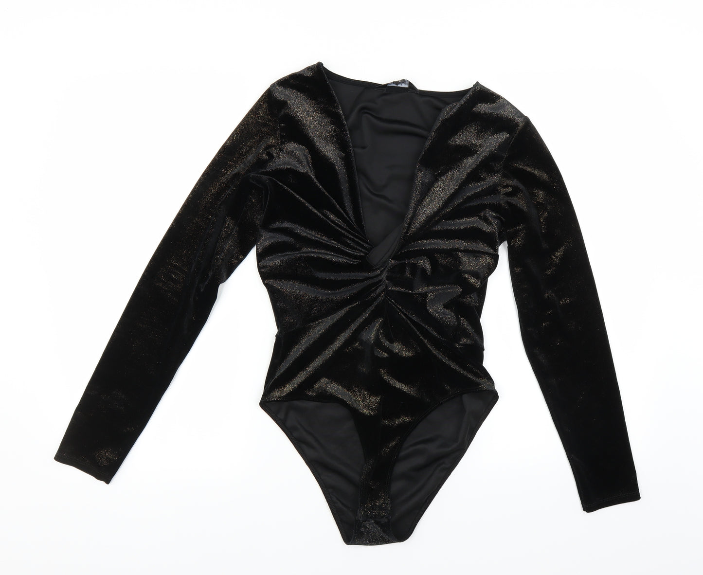 Miss Selfridge Womens Black   Catsuit One-Piece Size 10