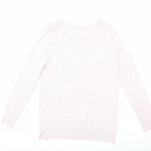 peacock Womens Purple  Knit Pullover Jumper Size 16