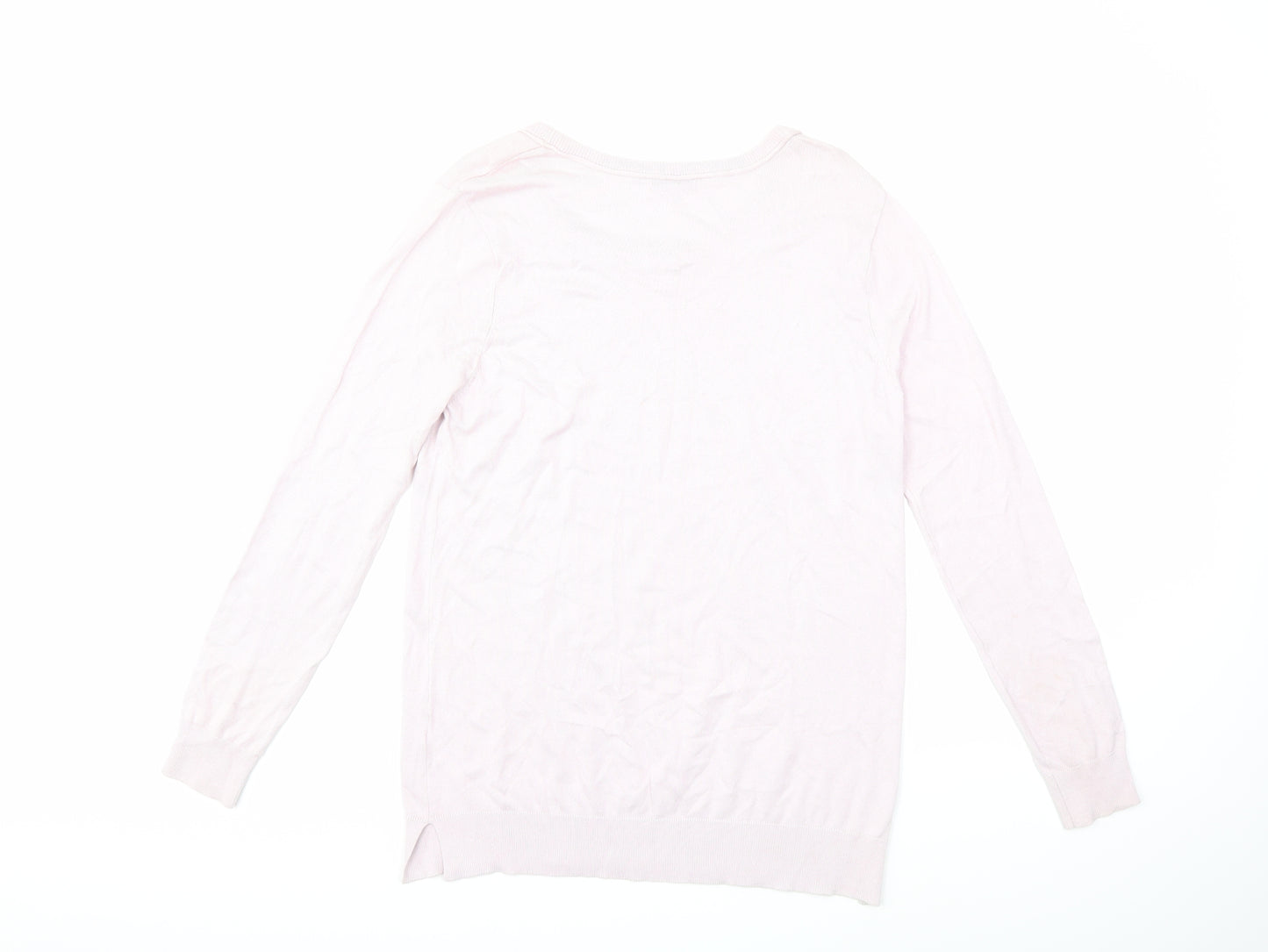 peacock Womens Purple  Knit Pullover Jumper Size 16