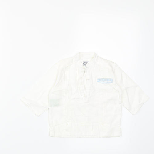 Preworn Baby White   Basic T-Shirt Size 12 Months