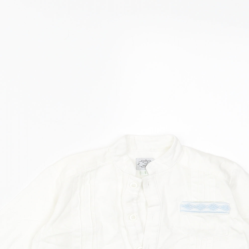 Preworn Baby White   Basic T-Shirt Size 12 Months