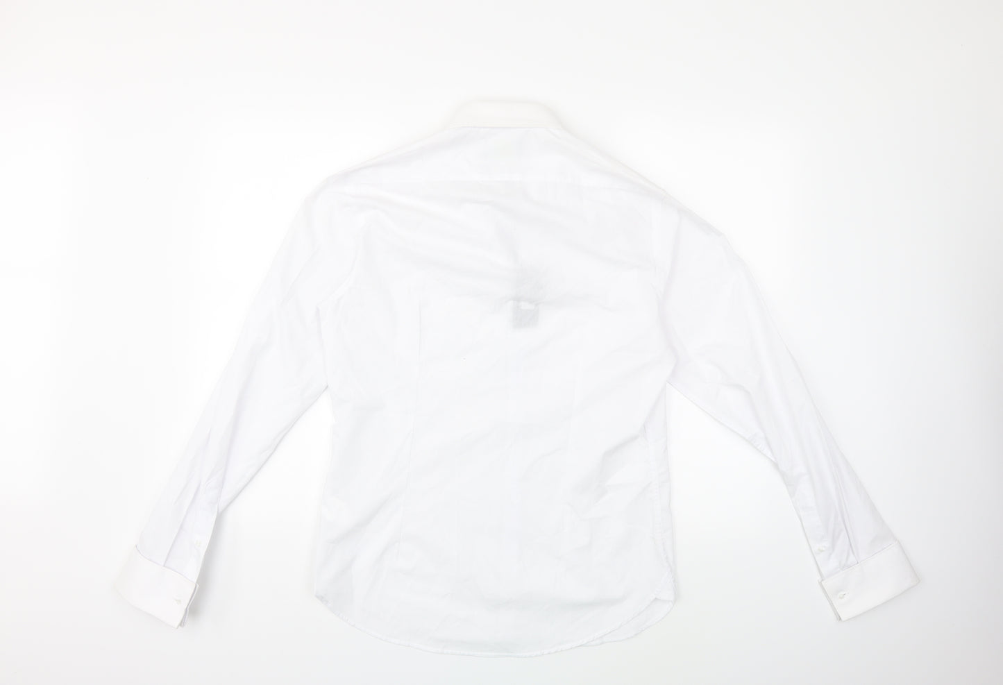 Moss Bros Mens White    Dress Shirt Size 15.5