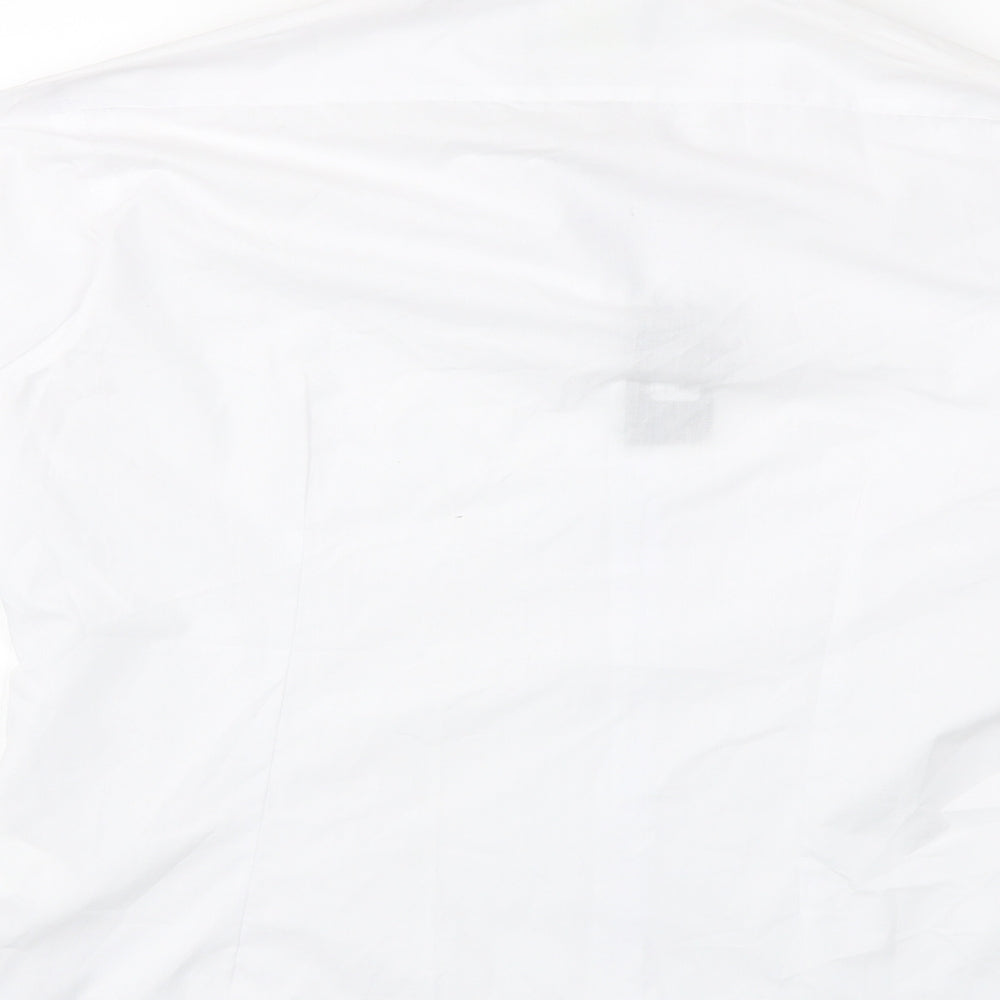 Moss Bros Mens White    Dress Shirt Size 15.5