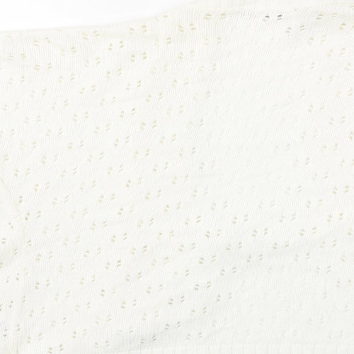 Pyari Womens White   Cardigan Jumper Size S