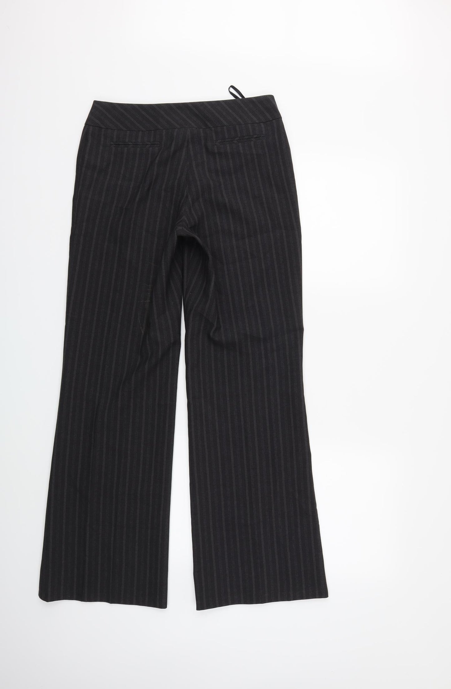 Autonomy Womens Grey Striped  Trousers  Size 6 L29 in