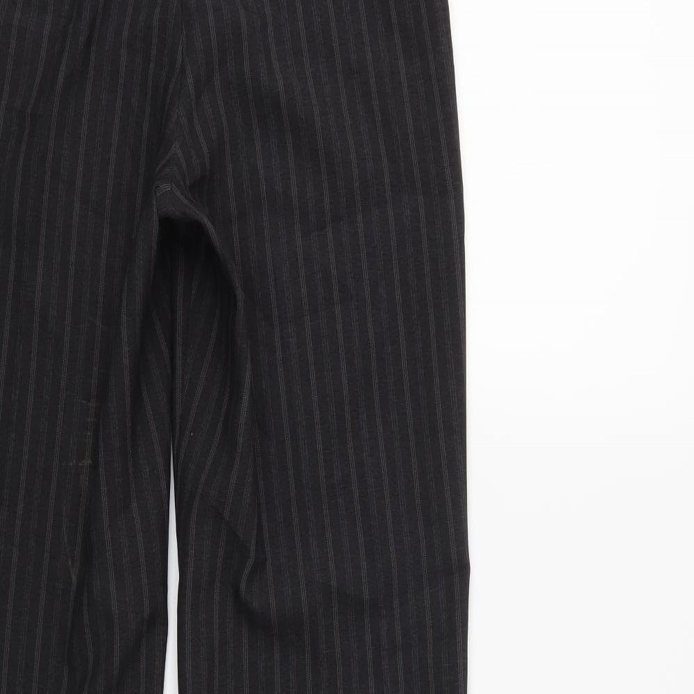 Autonomy Womens Grey Striped  Trousers  Size 6 L29 in
