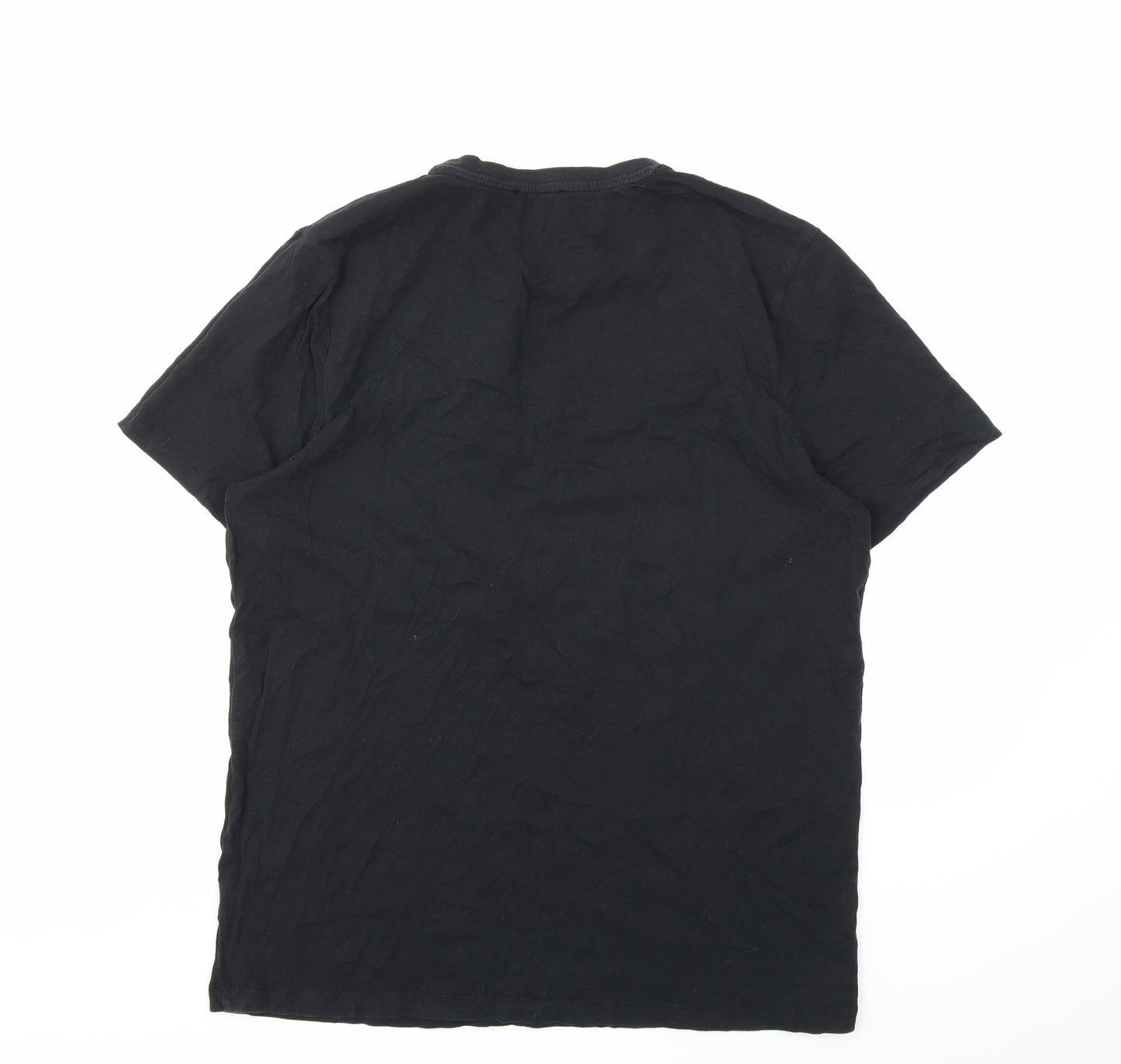 New Look Mens Black    T-Shirt Size L