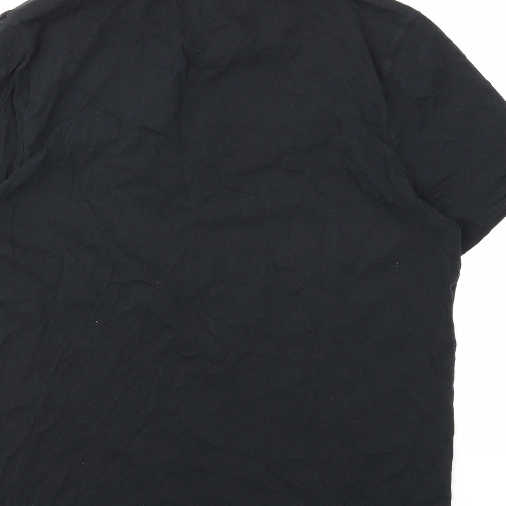 New Look Mens Black    T-Shirt Size L