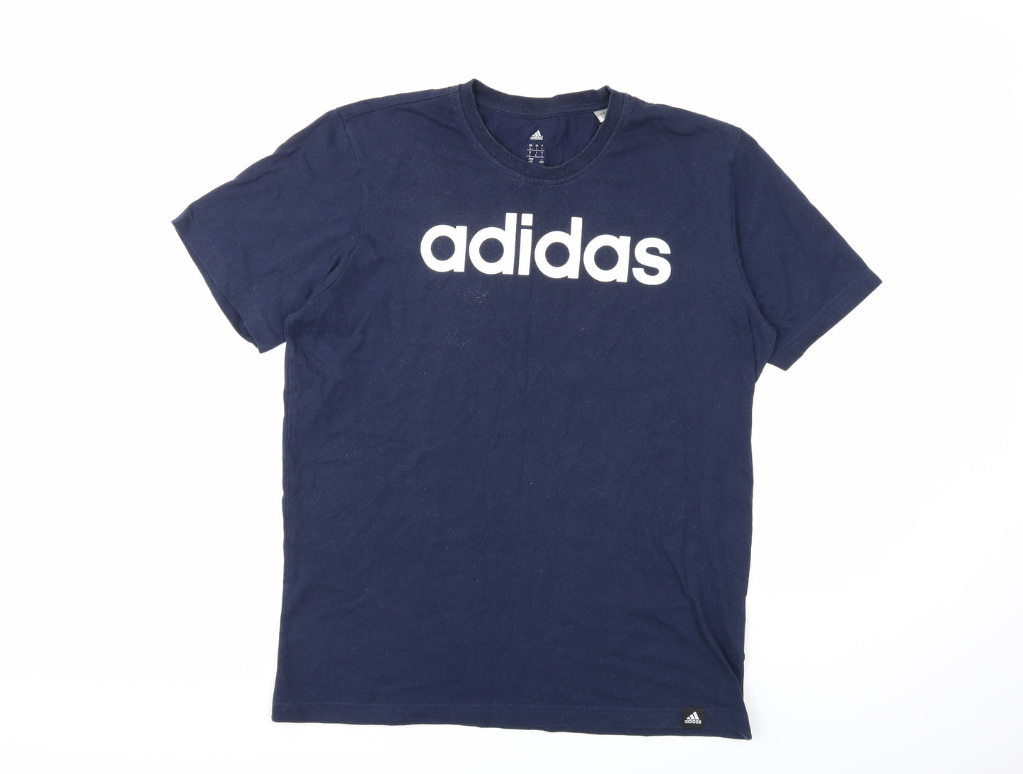 adidas Mens Blue    T-Shirt Size L