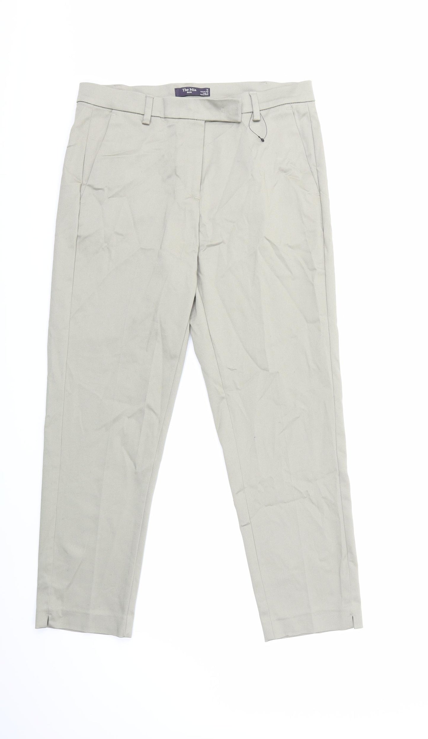 Marks and Spencer Womens Beige   Trousers  Size 12 L26 in