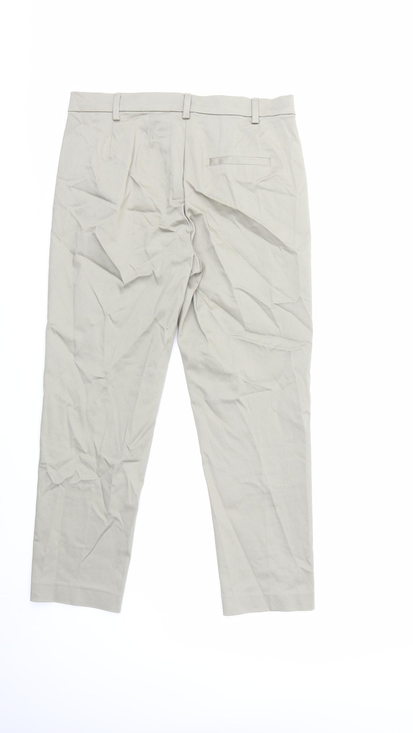 Marks and Spencer Womens Beige   Trousers  Size 12 L26 in