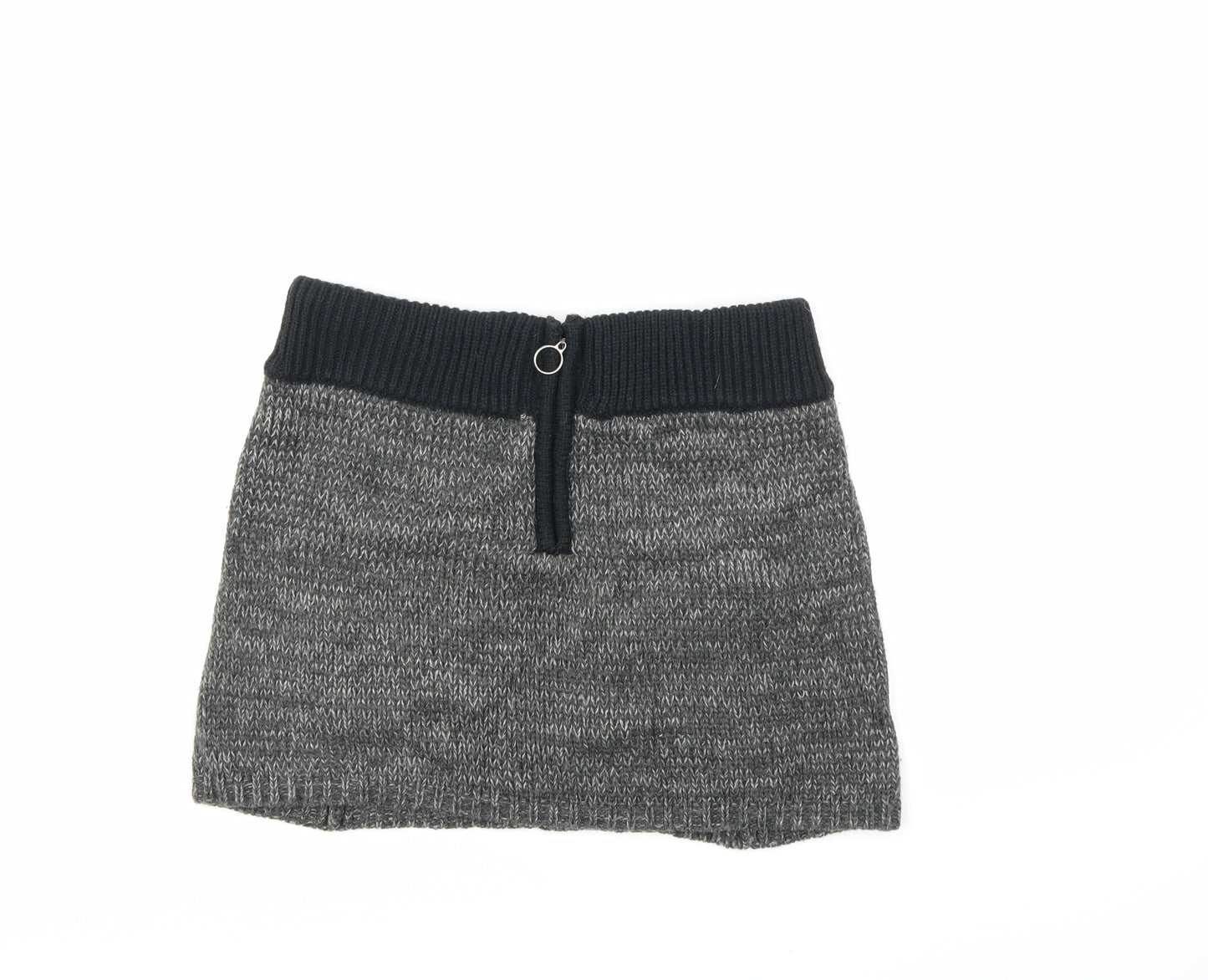 Pepe Jeans Womens Grey  Knit Mini Skirt Size L