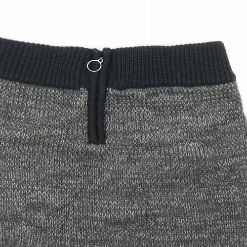Pepe Jeans Womens Grey  Knit Mini Skirt Size L