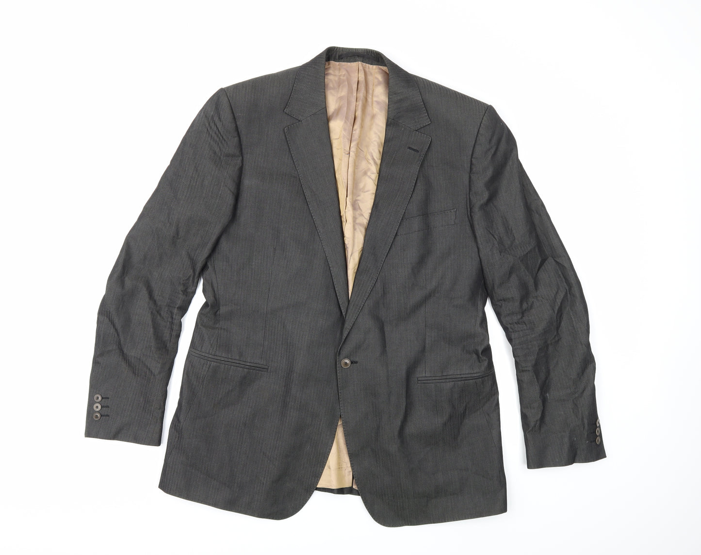 Emanuel Ungaro Mens Grey   Jacket Suit Jacket Size 40