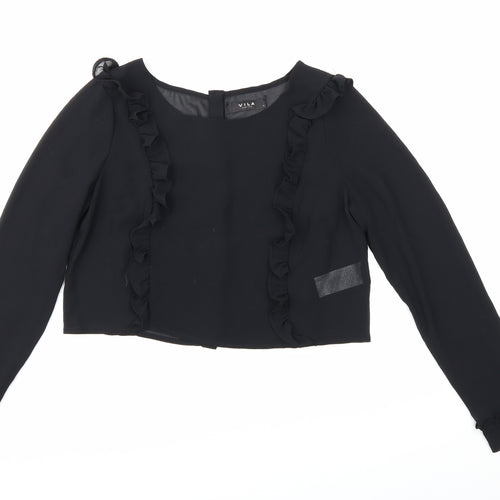 VILA Womens Black   Basic Blouse Size 8