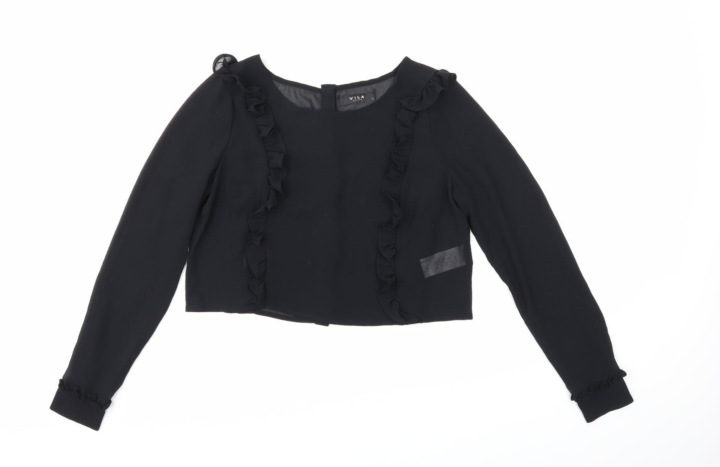 VILA Womens Black   Basic Blouse Size 8