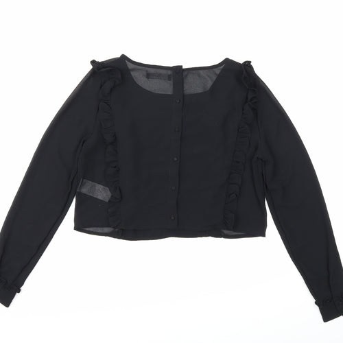 VILA Womens Black   Basic Blouse Size 8