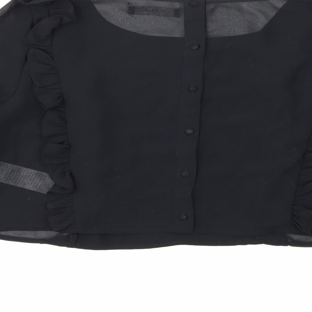VILA Womens Black   Basic Blouse Size 8