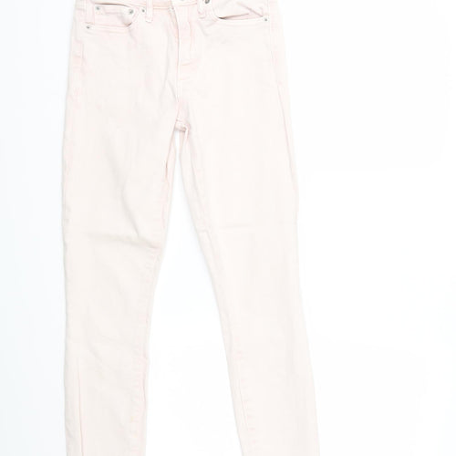 Gap Womens Pink  Denim Skinny Jeans Size 26 in L28 in