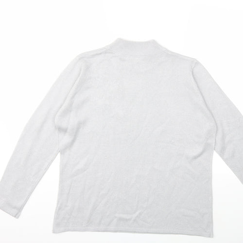 Preworn Womens Grey  Knit Pullover Jumper Size M