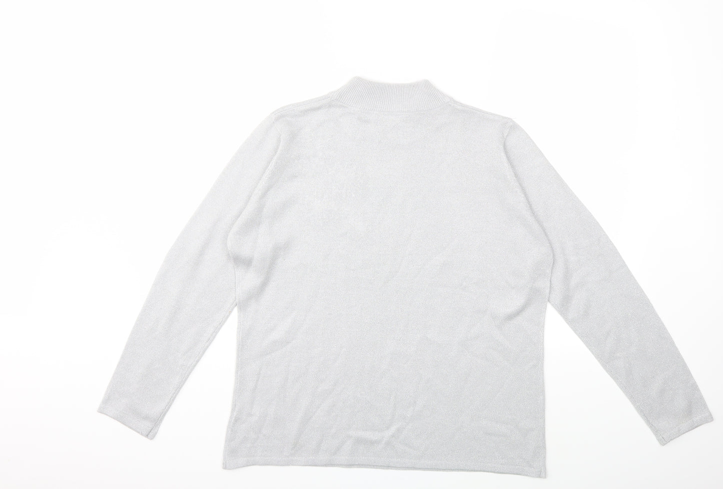 Preworn Womens Grey  Knit Pullover Jumper Size M