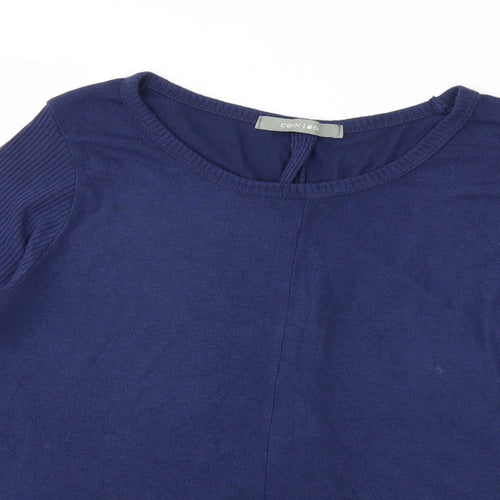 COIN 1804 Womens Blue   Pullover Jumper Size M