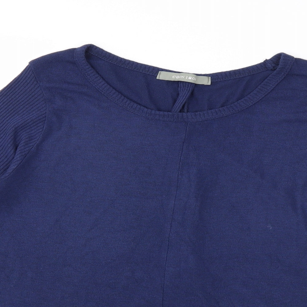 COIN 1804 Womens Blue   Pullover Jumper Size M