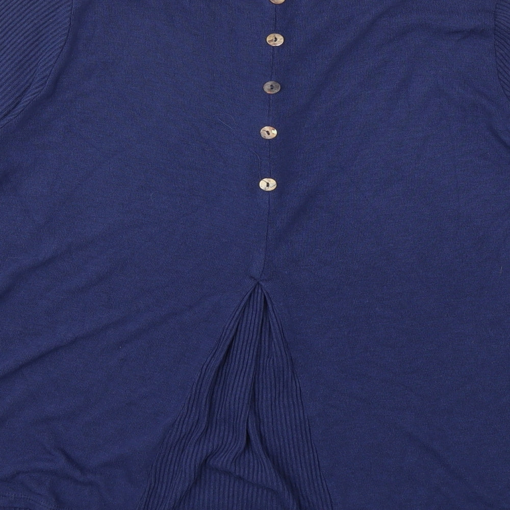 COIN 1804 Womens Blue   Pullover Jumper Size M