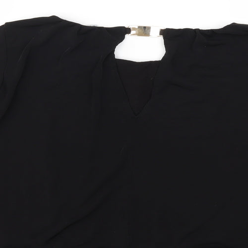 H&M Womens Black   Basic Blouse Size M