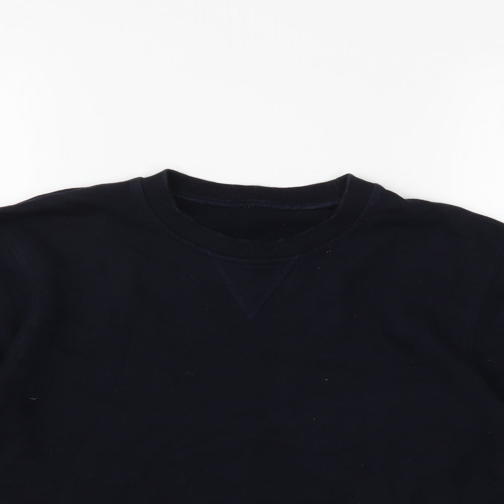 Marks and Spencer Boys Blue   Pullover Sweatshirt Size 11-12 Years  - SCHOOL