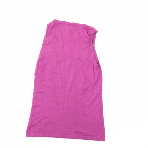 KIERAN Womens Pink  Knit Basic Tank Size M
