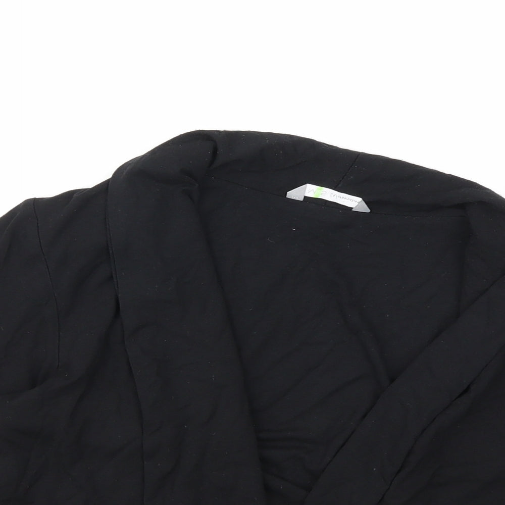 Marks and Spencerbl Womens Black   Cardigan Jumper Size 12