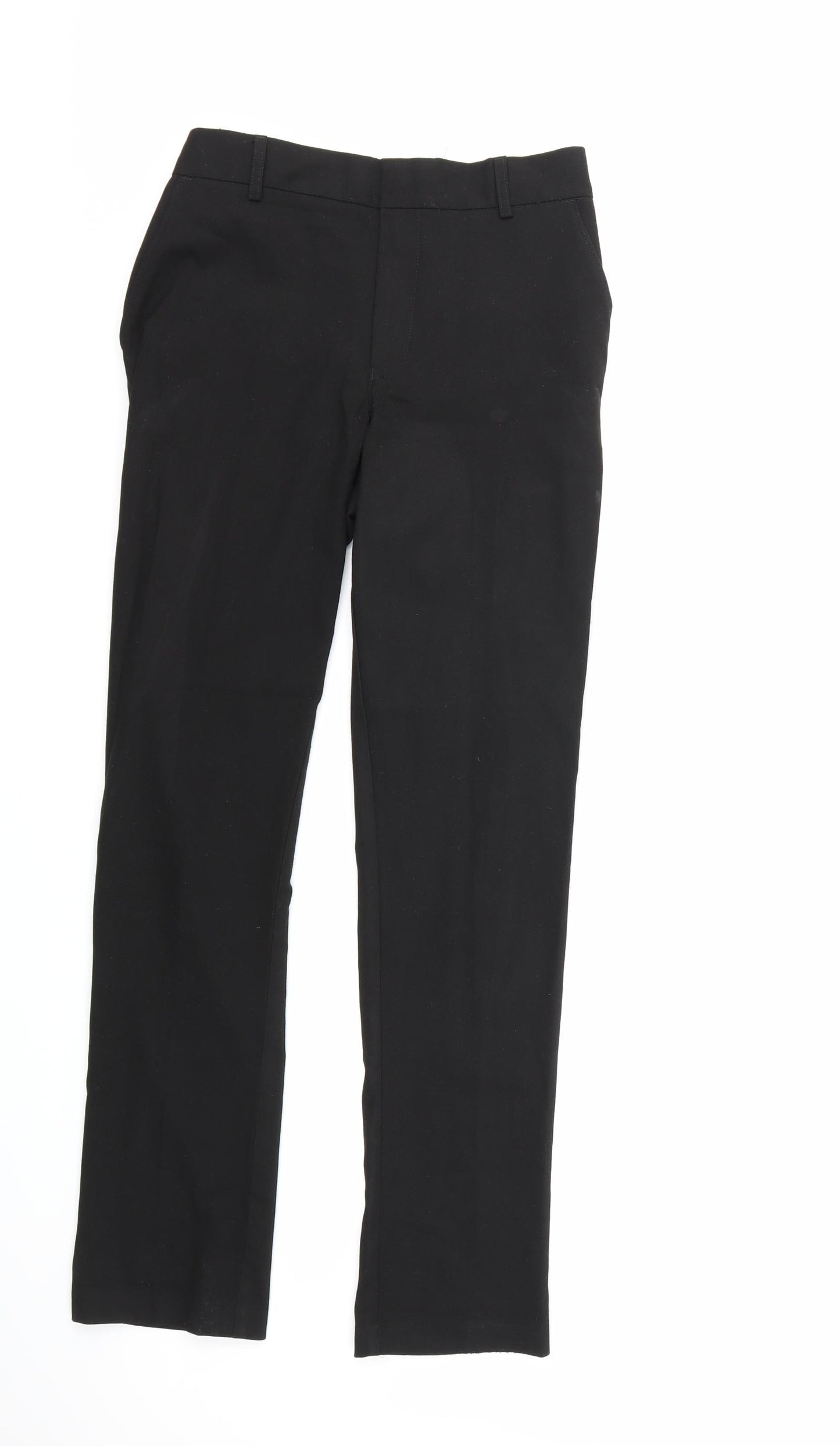 Marks and Spencer Boys Black    Trousers Size 13 Years - SCHOOL