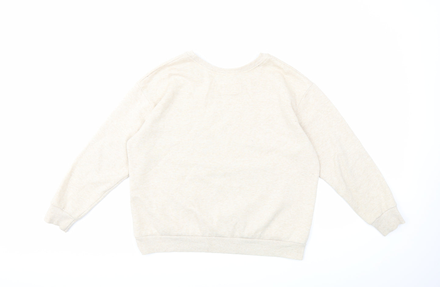 Primark Womens Beige   Pullover Sweatshirt Size 16  - Girl Squad