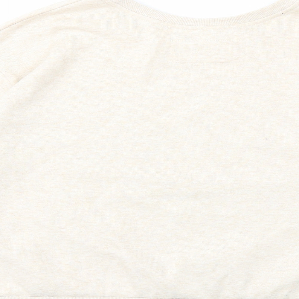 Primark Womens Beige   Pullover Sweatshirt Size 16  - Girl Squad