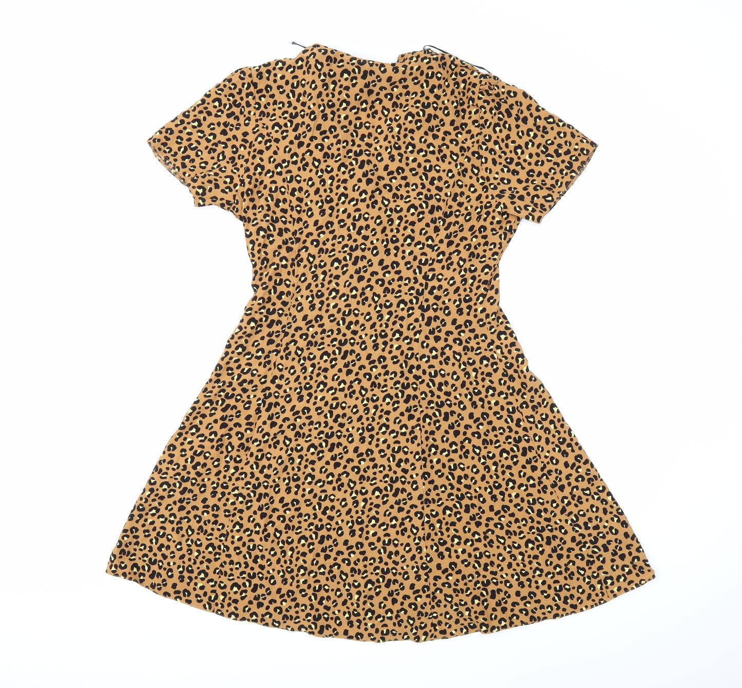 New Look Womens Beige Animal Print  Shift  Size 14