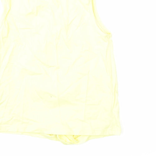 Primark Girls Yellow   Basic Tank Size 5-6 Years
