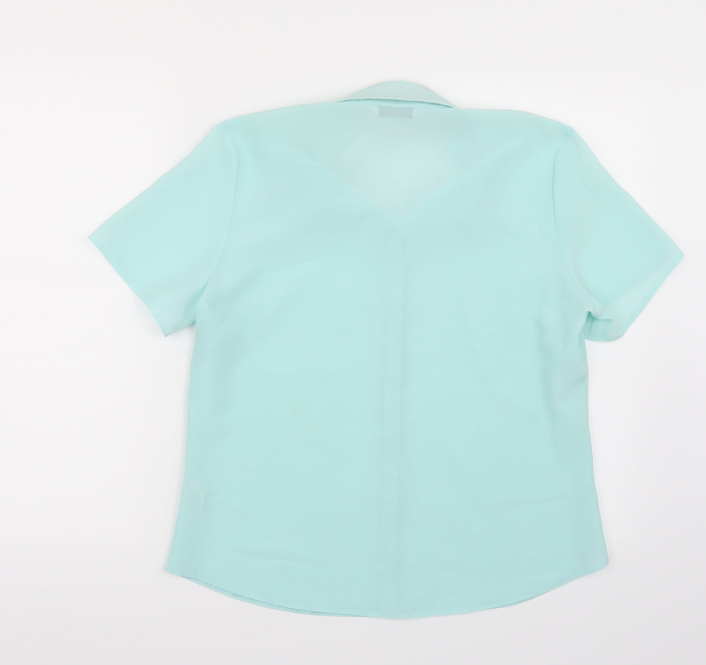 BHS Womens Blue   Basic Button-Up Size 14