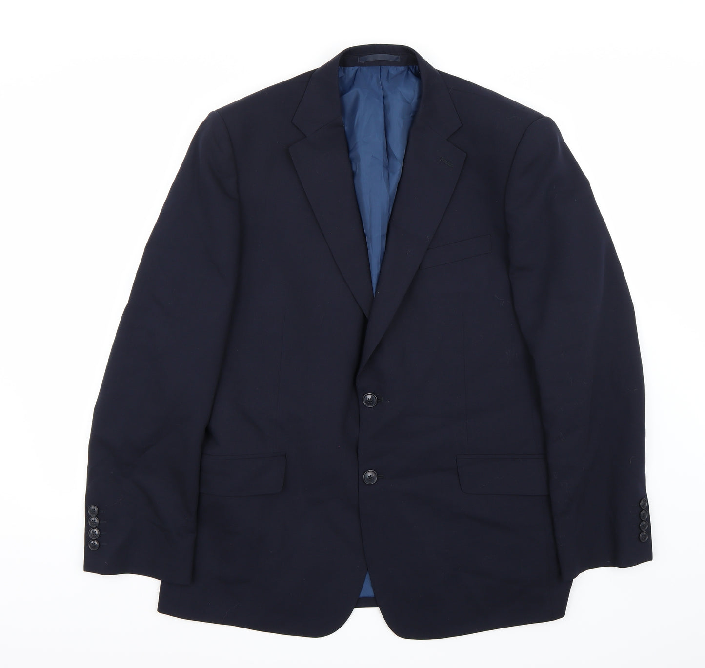 Marks and Spencer Mens Blue   Jacket Suit Jacket Size 42