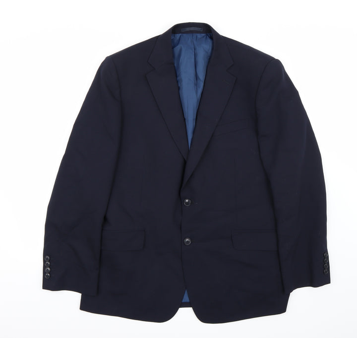 Marks and Spencer Mens Blue   Jacket Suit Jacket Size 42
