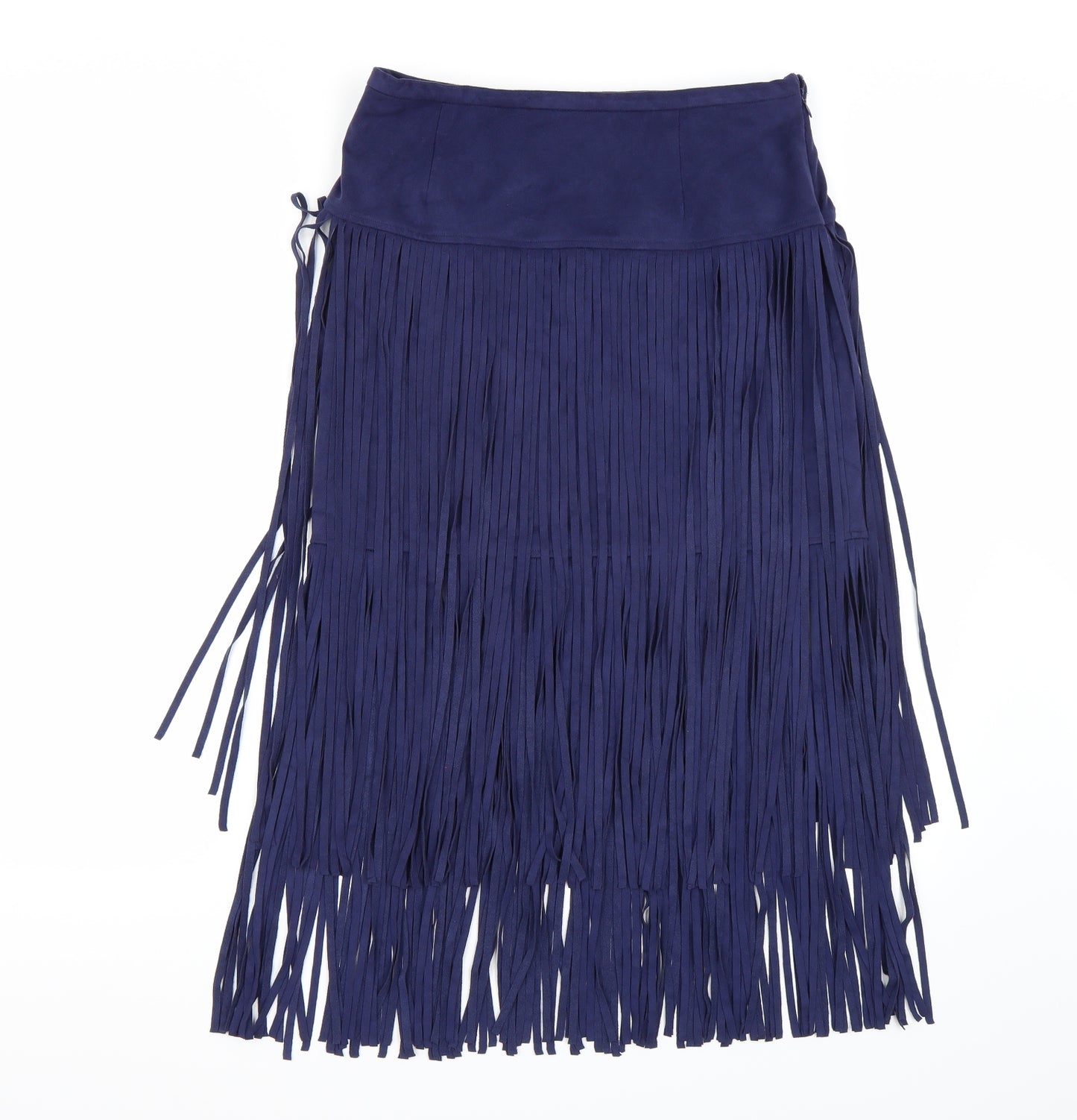 Preworn Womens Blue   A-Line Skirt Size 10